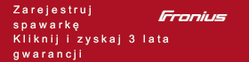 Rejestracja FRONIUS 3 lata